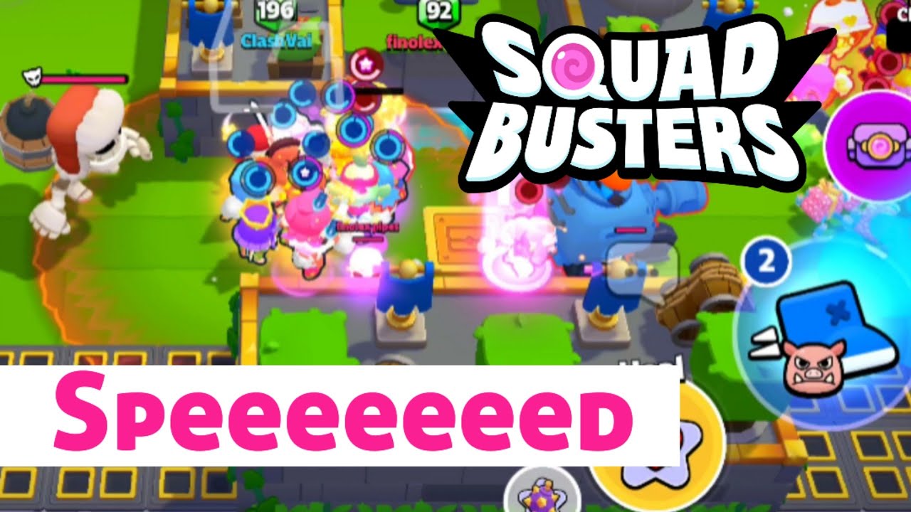 Speed Hog Rider Speed comp in @SquadBusters free to play | F2P | 2024 | hog rider - YouTube