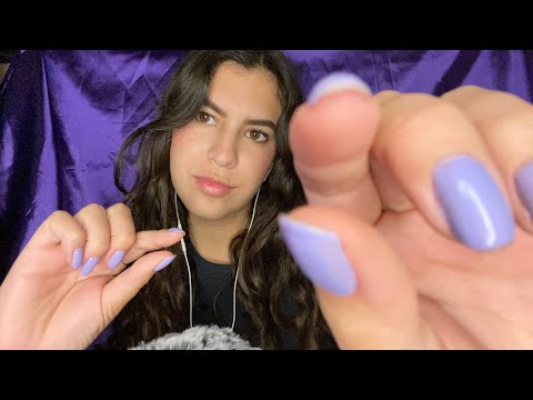 ASMR español, pellizcando tu carita (plucking y pulling)