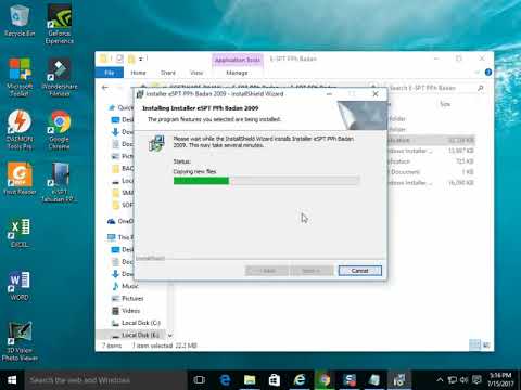 Tutorial instalasi E SPT Tahunan PPh Badan