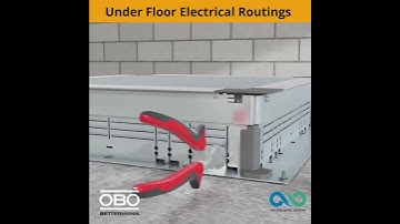OBO Bettermann Under Floor Electrical Routing Installations - Infinite Engineering