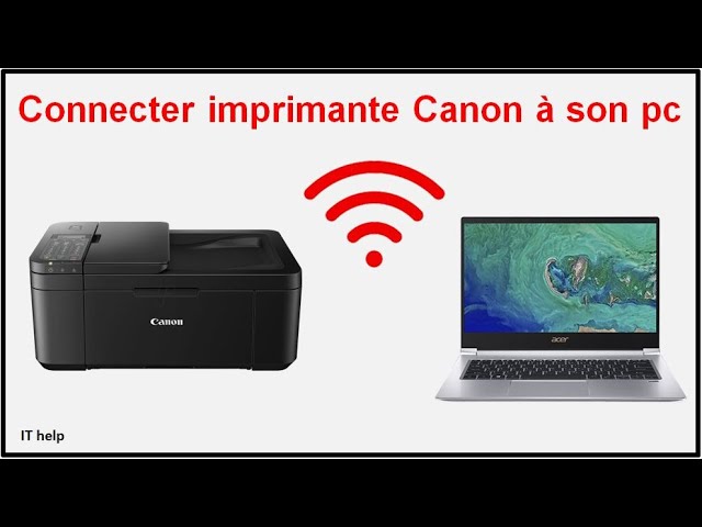 Connecter imprimante canon en WIFI - YouTube
