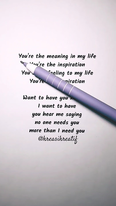 Chicago – You're The Inspiration | The Soundtrack of Pure Devotion 💞🎶