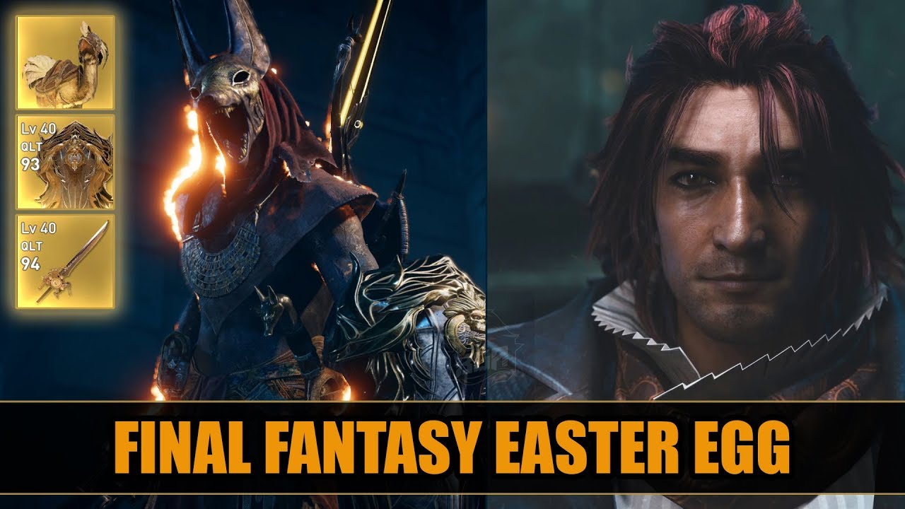 Assassin's Creed Origins Final Fantasy XV Easter Egg