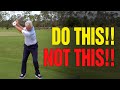 GOLF DRILLS: How To Hit Your Irons Farther (DO This...NOT This!!)