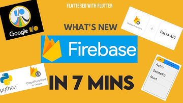 Firebase in 7 Mins | Highlights from Firebase at Google I/O 23 | Palm API | Python @aseemwangoo​