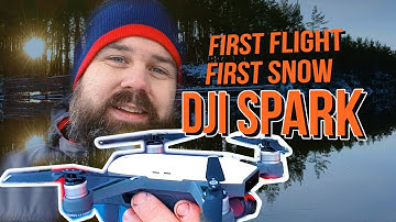 Dji Spark | First Flight - First Snow  | Spark Drone Video