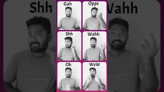 Part 4 Face Deaf ISL Learning "word" #sticker #ISL #deafworld #IndiaSigningHands #deafculture