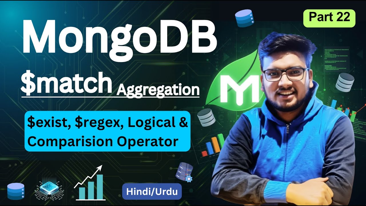 Part 22 : MongoDB $match Stage Explained in Hindi | Filter Data in Aggregation Pipeline
