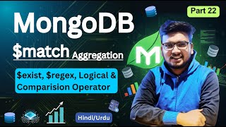Part 22 : MongoDB $match Stage Explained in Hindi | Filter Data in Aggregation Pipeline