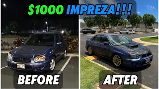 How I Turned This $1000 Impreza Into a RACING BEAST!!!