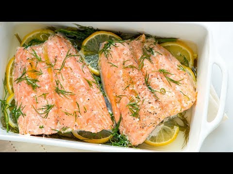 Perfectly Baked Salmon Recipe with Lemon and Dill - How to Bake Salmon