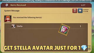 Lords Mobile - Get New Avatar || Stella Avatar | Diamond shop