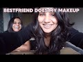 BESTFRIEND DOES MY MAKEUP CHALLENGE