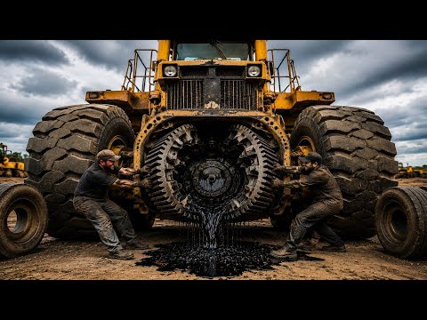Completely Destroyed Caterpillar Gears Repaired Like New – Amazing Rebuild 