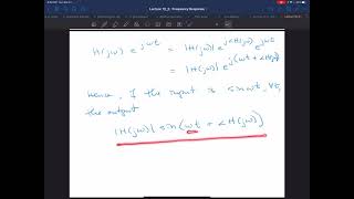 Lecture 10_2:  Frequency responses of LTI systems
