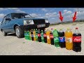 Kocam İçeceklerimi ÇALIYOR Onlarcasını ARABA İLE Eziyor,,COCA COLA,SPRİTE,FER,FANTA vs CAR TEST