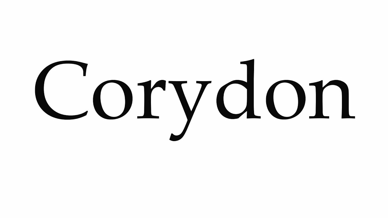 How to Pronounce Corydon - YouTube