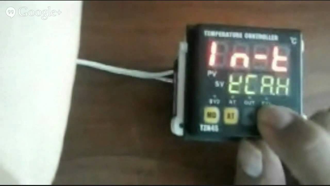 Настройка ПИД регулятора TZN4S - YouTube