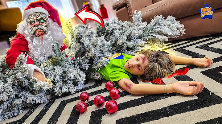 A Árvore de Natal CAIU em cima do GAEL 🚨ACIDENTE🚨 PAPAI NOEL MALVADO