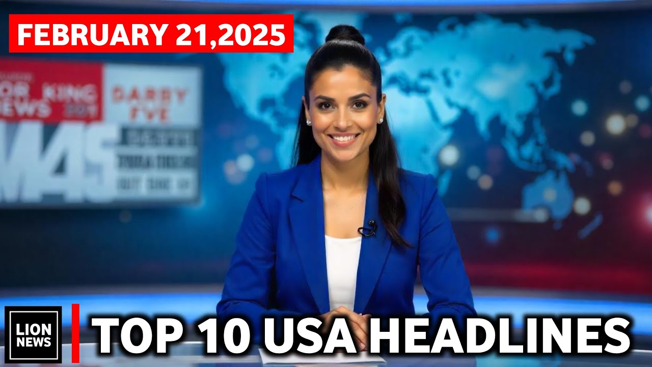 Top 10 headlines in the USA Today | 21 February 2025 - YouTube