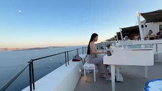 I Found a Piano in Santorini… So I Played Moon River