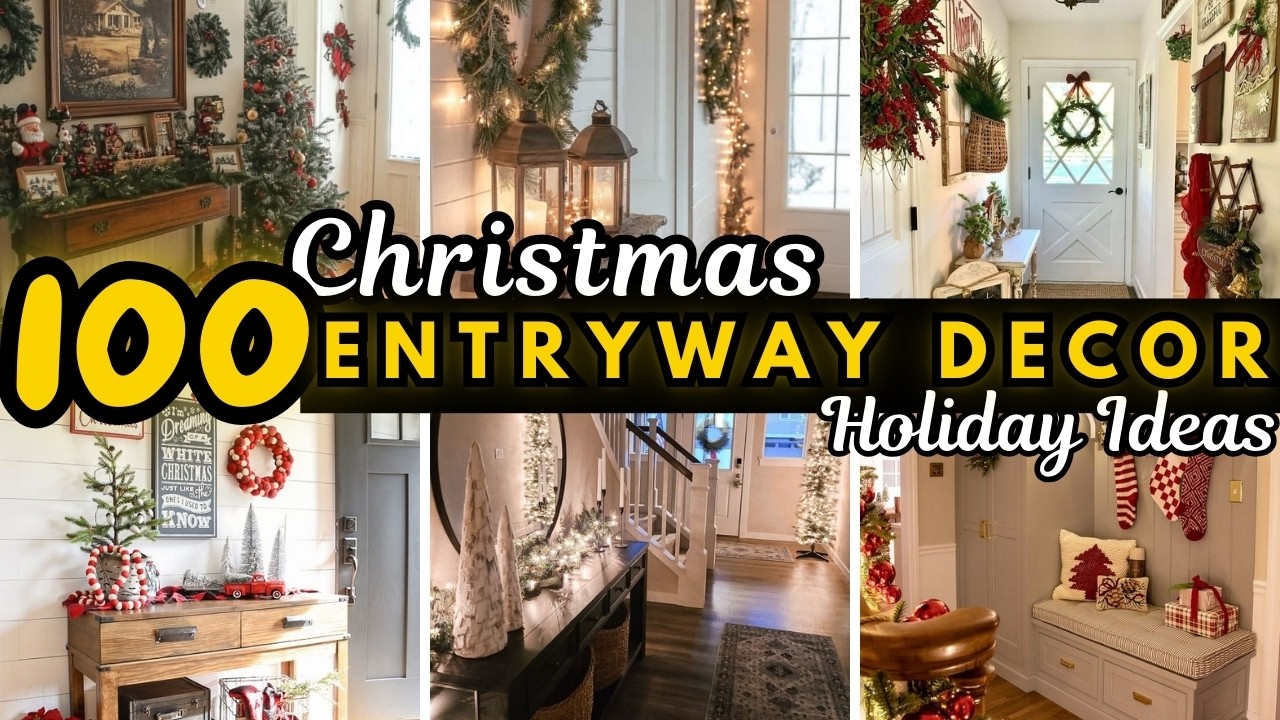 Joyful Christmas Entryway Ideas That Wow Every Guest