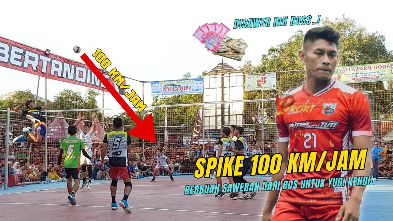 Spike Kencang 100KM/Jam dari YUDI KENDIL, Langsung disawer Bos Besar Saat Hadapi BOY ARNES CS