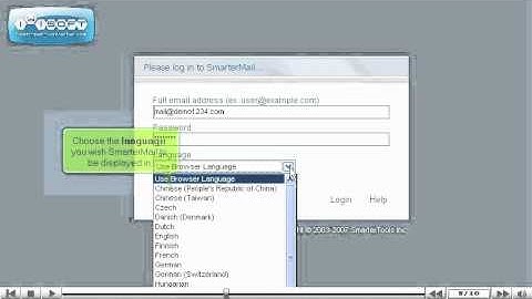 BMChosting SmarterMail login email tutorial