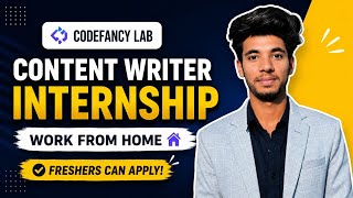 🎯Content Writer Internship 2026 | Work From Home | Freshers Can Apply