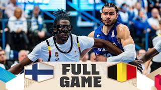Finland v Belgium | Full Basketball Game | FIBA Basketball World Cup 2027 European Qualifiers