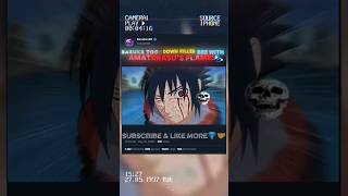 SASUKE TOOK DOWN KILLER BEE WITH AMATERASU' S FLAMES🗿🔥#anime #naruto #viral #support