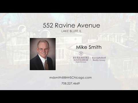 552 Ravine Avenue, Lake Bluff, IL home video tour