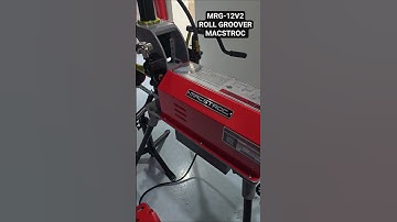 Macstroc MRG-12V2 Roll Grooving Machine, for  grooving pipes  #Macstroc #RollGrooving #PipeGroover