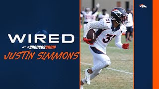 Inside practice with S Justin Simmons | Wired at #BroncosCamp
