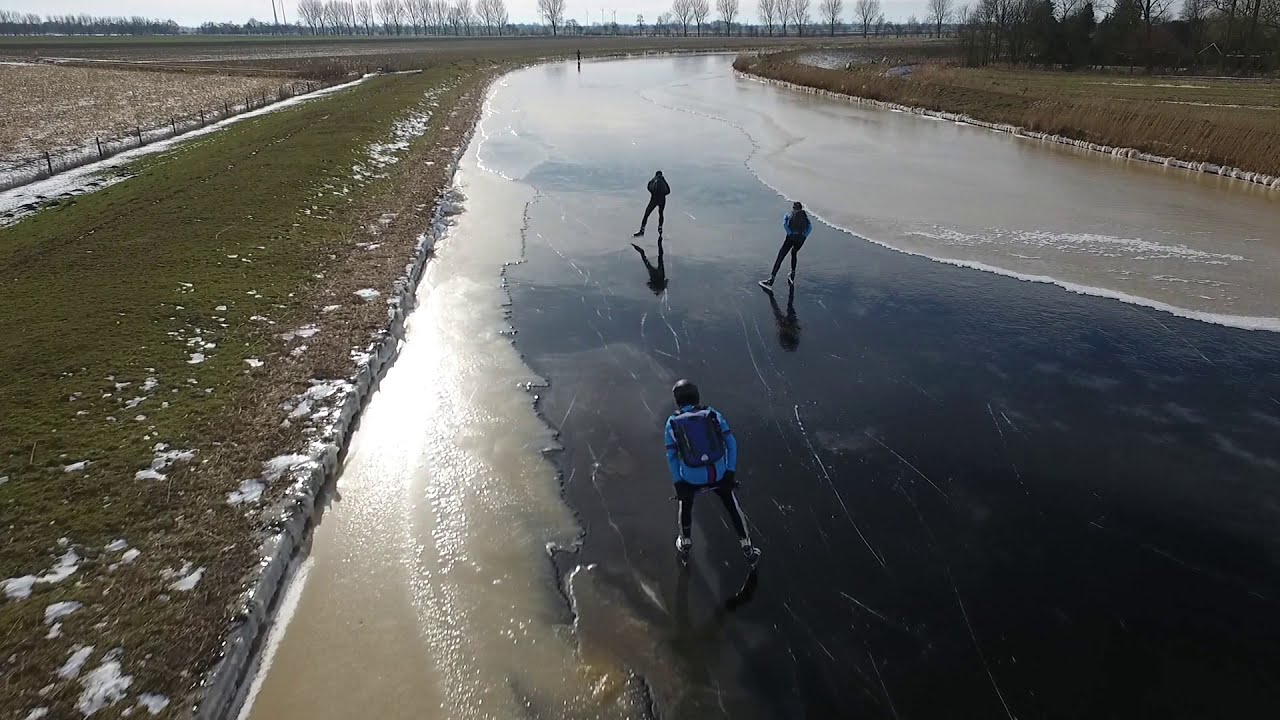 Auf Schlittschuhen quer durch Ostfriesland, Ems-Jade Kanal, Etappe Aurich-Emden, Natureislauffreunde
