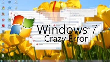 Windows 7 NL Crazy Error