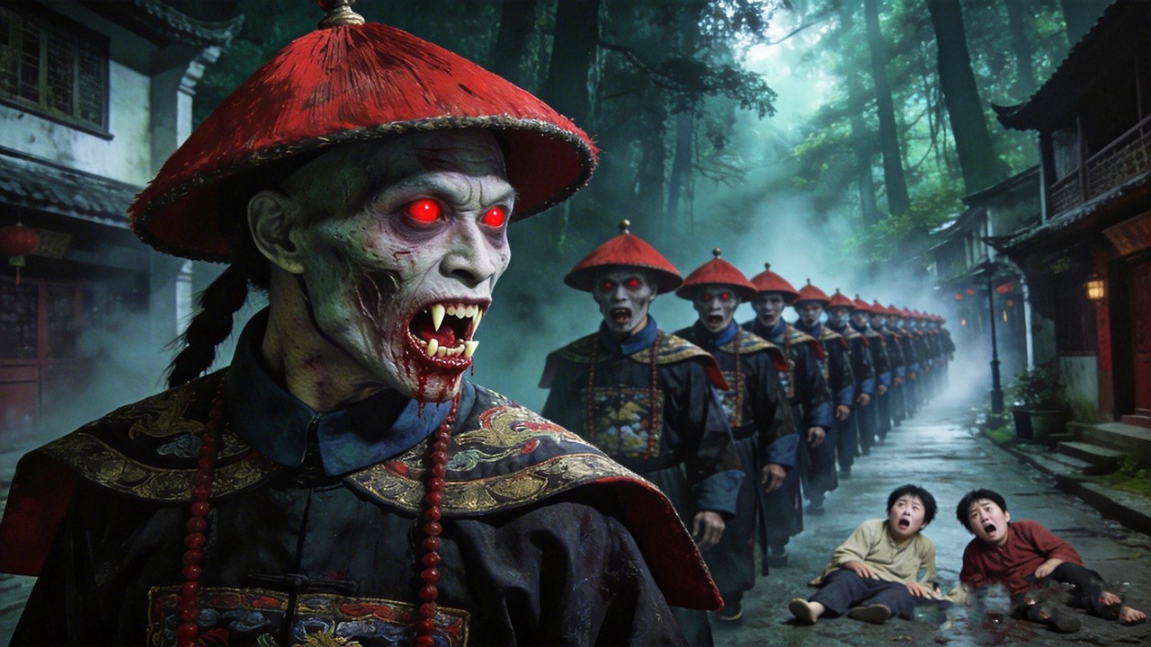 【FULL MOVIE】殭屍遊行！小夥半夜歸家竟遇千年屍王！一夜之間全村化為死地！#movie #恐怖 #僵尸