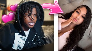 PULLING BADDIES WITH MY CURLY FREEFORM DREADS… (MONKEY APP)