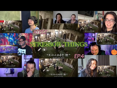 ATEEZ (μμ΄ν°μ¦) Stressor Things Ep.4 | REACTION MASHUP