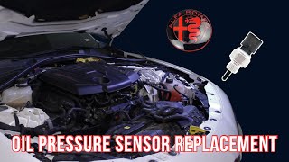Save Money on your ALFA! Replace Your Giulia's Oil Pressure Sensor Yourself