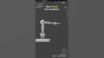 Mechanical Arm Rigging in Blender | #blender3d #artofabhi #shorts #blendertips  #AOAShorts #tips