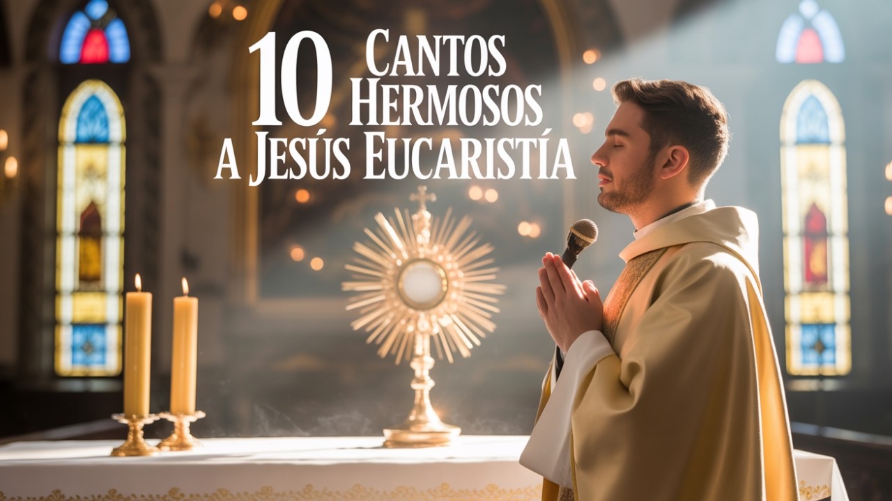 10 CANTOS HERMOSOS A JESÚS EUCARISTÍA ✝️ | Adoración ante el Santísimo Sacramento |  Música Católica