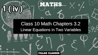 Pair of Linear Equations in Two Variables | class 10 3.2 Ncert Math | #math #ncert # cbse #class10