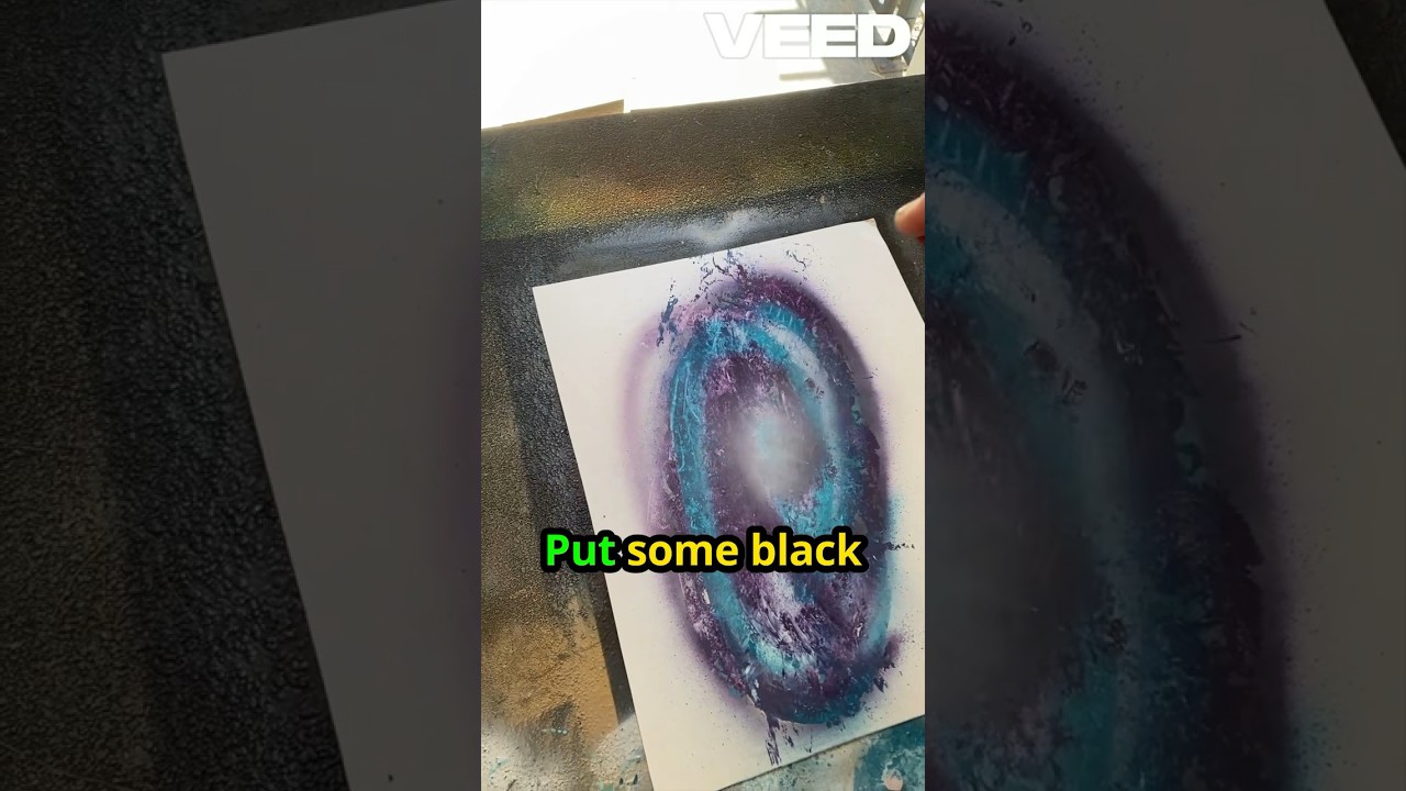 How to SPRAY PAINT a GALAXY! 