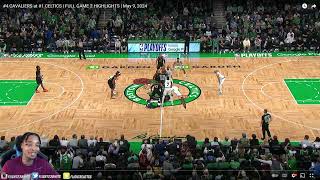FlightReacts To #4 CAVALIERS at #1 CELTICS | FULL GAME 2 HIGHLIGHTS | May 9, 2024!