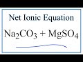 Net Ionic Equations and Reactions