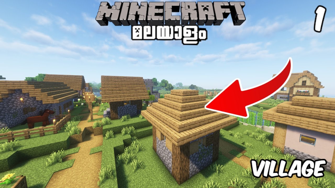 I STARTING A SURVIVAL SERIES I FOUND VILLAGE/ EP : 1 - YouTube