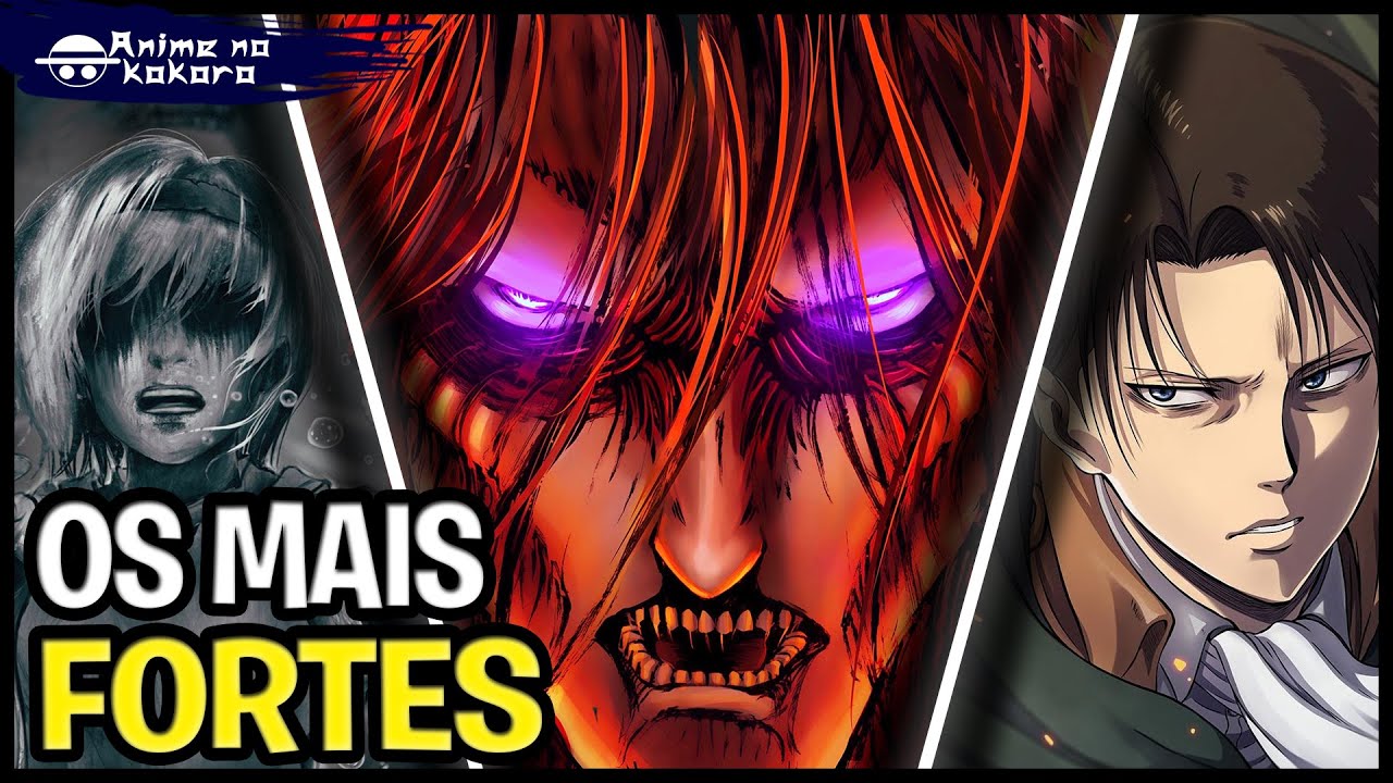 TOP personagens de Attack on Titan