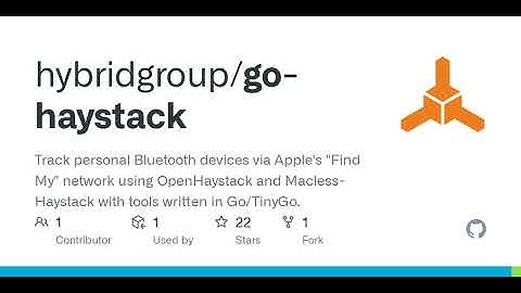 GitHub - hybridgroup/go-haystack: Track personal Bluetooth devices via Apple