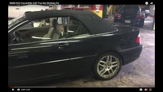 BMW Convertible Soft Top Pump Fluid Fill and Check E46 3-series screenshot 5